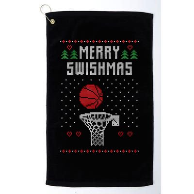 Merry Swishmas Ugly Christmas Golf Towel