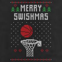 Merry Swishmas Ugly Christmas Golf Towel