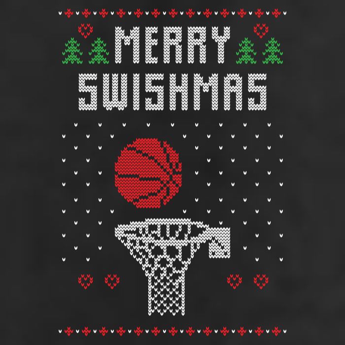 Merry Swishmas Ugly Christmas Golf Towel