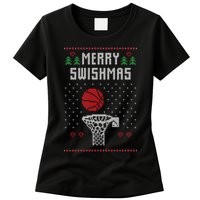 Merry Swishmas Ugly Christmas Womens T-Shirt