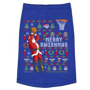 Merry Swishmas Ugly Christmas Basketball Christmas Funny Gift Doggie Tank