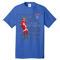 Merry Swishmas Ugly Christmas Basketball Christmas  Tall T-Shirt