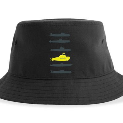 Music Submarine Uboot Submariner For Sustainable Bucket Hat