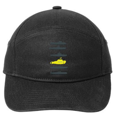 Music Submarine Uboot Submariner For 7-Panel Snapback Hat