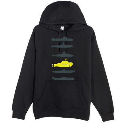 Music Submarine Uboot Submariner For Premium Pullover Hoodie