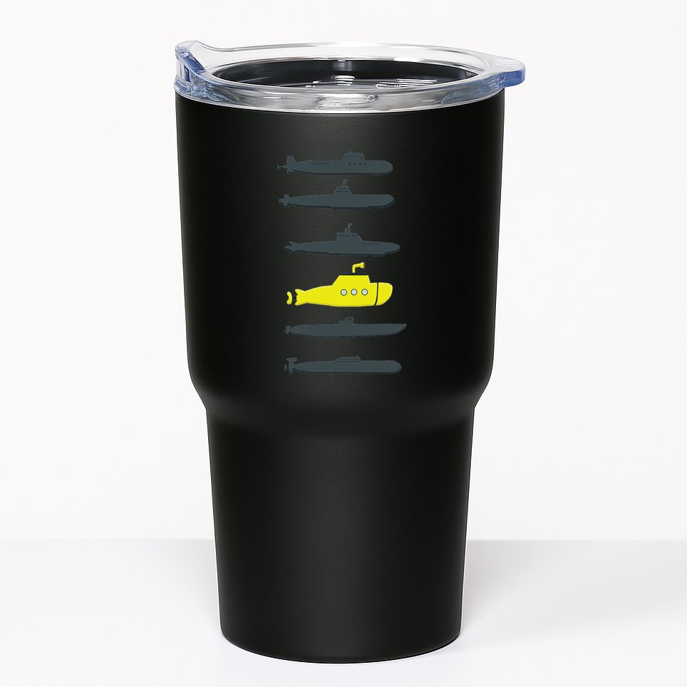 Music Submarine Uboot Submariner For Tumbler