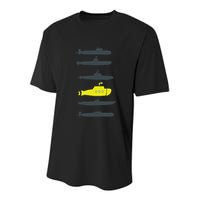 Music Submarine Uboot Submariner For Youth Performance Sprint T-Shirt