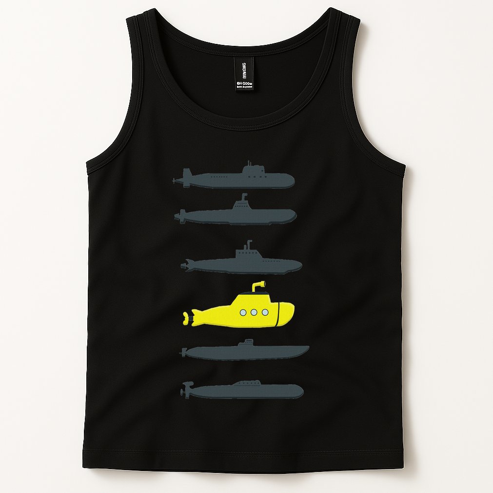 Music Submarine Uboot Submariner For Tank Top