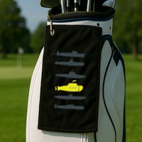 Music Submarine Uboot Submariner For Golf Towel