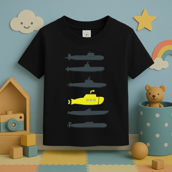 Music Submarine Uboot Submariner For Toddler T-Shirt