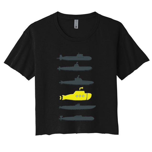 Music Submarine Uboot Submariner For Crop Top