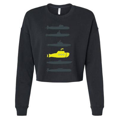 Music Submarine Uboot Submariner For Cropped Pullover Crew