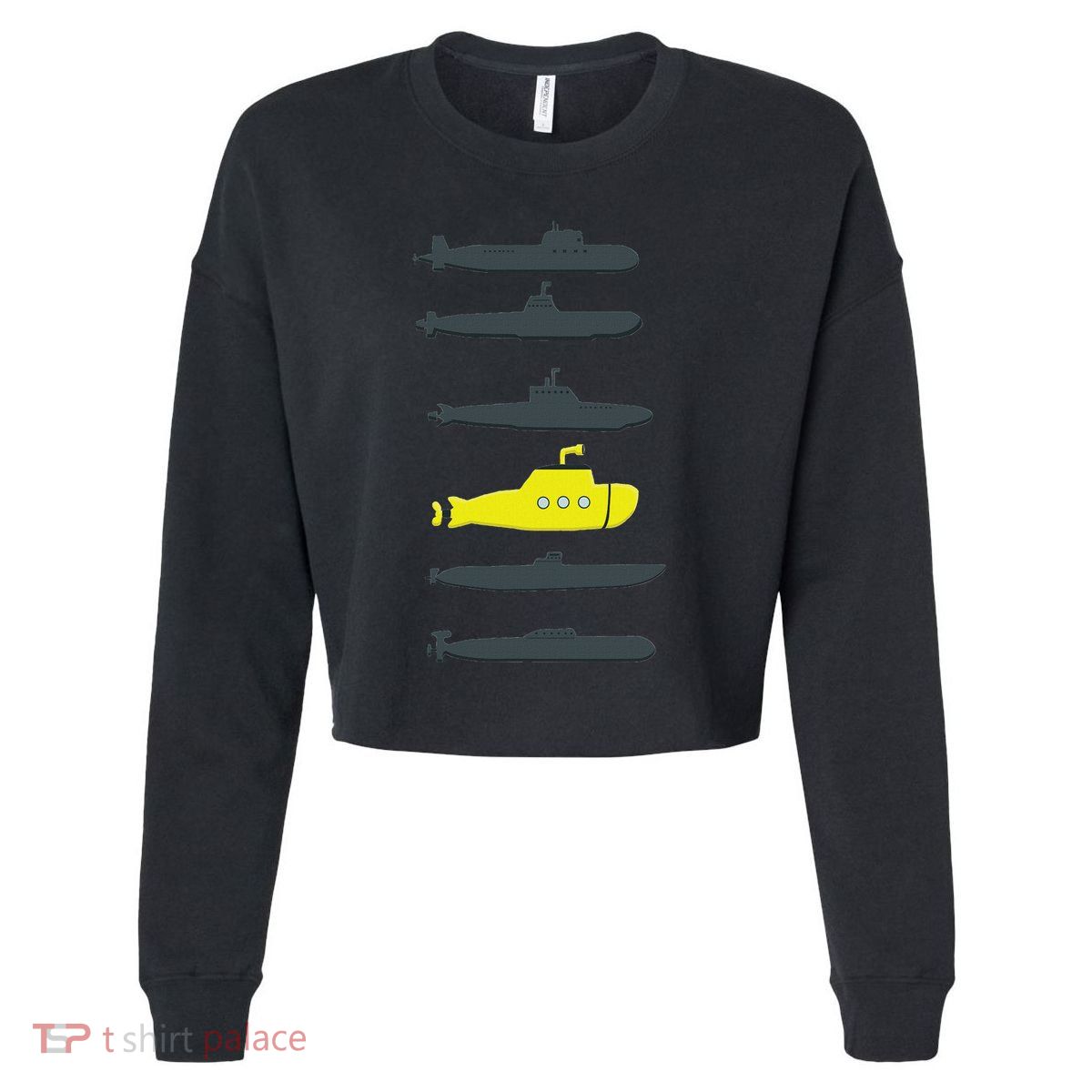 Music Submarine Uboot Submariner For Cropped Pullover Crew
