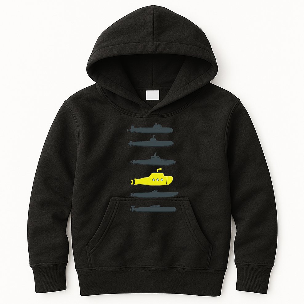 Music Submarine Uboot Submariner For Kids Hoodie