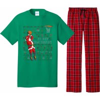 Merry Swishmas Ugly Christmas Basketball Christmas Pajama Set