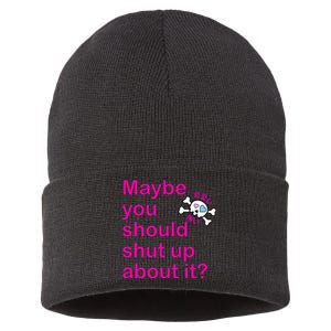 Maybe Shut Up Sustainable Knit Beanie