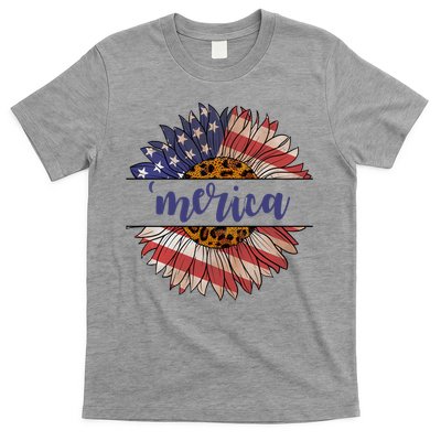 Merica Sunflower USA Vintage T-Shirt