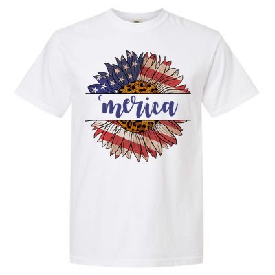 Merica Sunflower USA Vintage Garment-Dyed Heavyweight T-Shirt