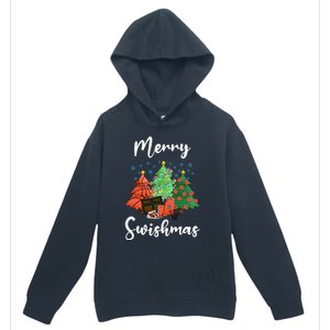 Merry Swishmas Ugly Christmas Basketball Urban Pullover Hoodie