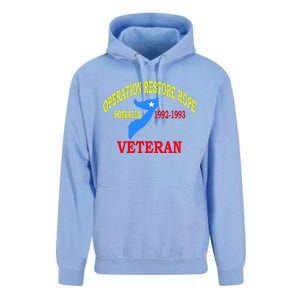 Mogadishu Somalia Veteran Operation Restore Hope War Veteran Unisex Surf Hoodie