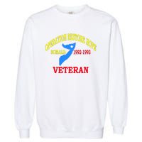 Mogadishu Somalia Veteran Operation Restore Hope War Veteran Garment-Dyed Sweatshirt