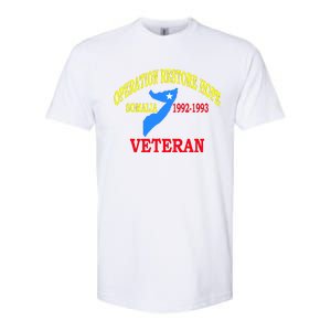 Mogadishu Somalia Veteran Operation Restore Hope War Veteran Softstyle CVC T-Shirt