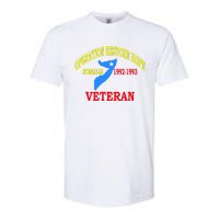 Mogadishu Somalia Veteran Operation Restore Hope War Veteran Softstyle CVC T-Shirt