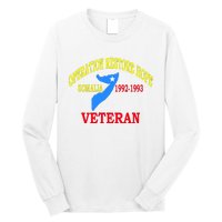 Mogadishu Somalia Veteran Operation Restore Hope War Veteran Long Sleeve Shirt