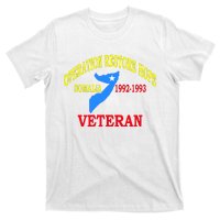 Mogadishu Somalia Veteran Operation Restore Hope War Veteran T-Shirt