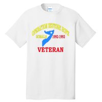 Mogadishu Somalia Veteran Operation Restore Hope War Veteran Tall T-Shirt