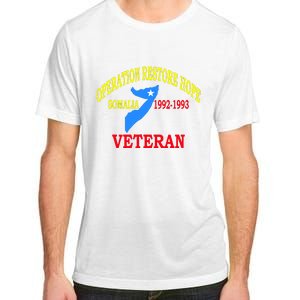 Mogadishu Somalia Veteran Operation Restore Hope War Veteran Adult ChromaSoft Performance T-Shirt