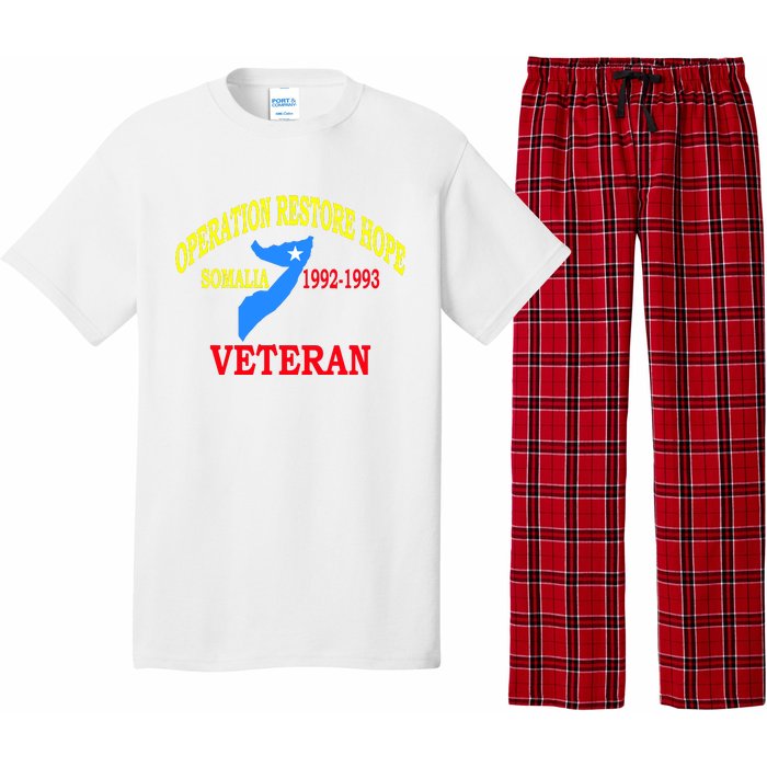 Mogadishu Somalia Veteran Operation Restore Hope War Veteran Pajama Set