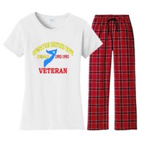 Mogadishu Somalia Veteran Operation Restore Hope War Veteran Women's Flannel Pajama Set