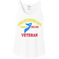 Mogadishu Somalia Veteran Operation Restore Hope War Veteran Ladies Essential Tank