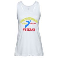 Mogadishu Somalia Veteran Operation Restore Hope War Veteran Ladies Essential Flowy Tank