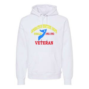 Mogadishu Somalia Veteran Operation Restore Hope War Veteran Premium Hoodie