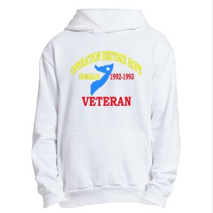 Mogadishu Somalia Veteran Operation Restore Hope War Veteran Urban Pullover Hoodie