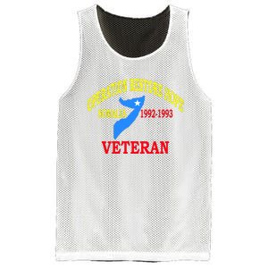 Mogadishu Somalia Veteran Operation Restore Hope War Veteran Mesh Reversible Basketball Jersey Tank