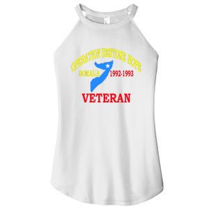 Mogadishu Somalia Veteran Operation Restore Hope War Veteran Women's Perfect Tri Rocker Tank