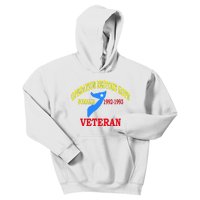 Mogadishu Somalia Veteran Operation Restore Hope War Veteran Kids Hoodie