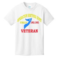 Mogadishu Somalia Veteran Operation Restore Hope War Veteran Kids T-Shirt