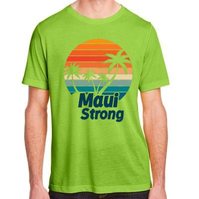 Maui Strong Vintage Sunset Wildfire Adult ChromaSoft Performance T-Shirt