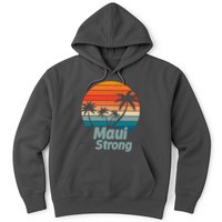 Maui Strong Vintage Sunset Wildfire Hoodie
