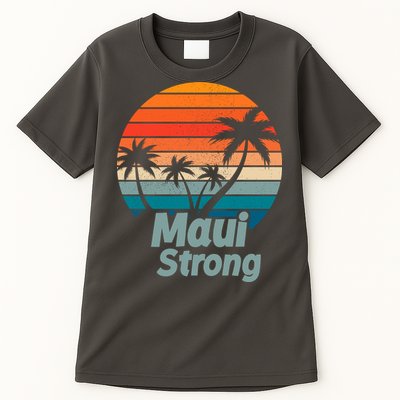 Maui Strong Vintage Sunset Wildfire Tall T-Shirt
