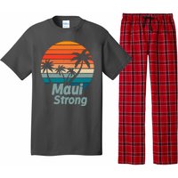 Maui Strong Vintage Sunset Wildfire Pajama Set