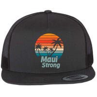 Maui Strong Vintage Sunset Wildfire Flatbill Hat
