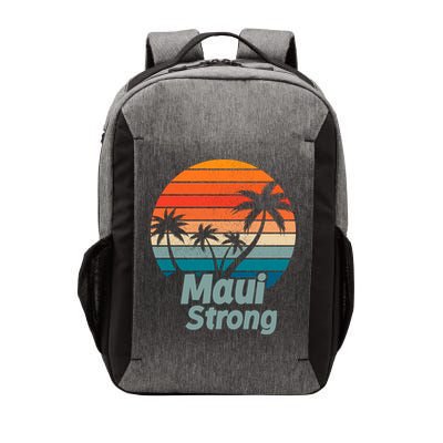 Maui Strong Vintage Sunset Wildfire Vector Backpack