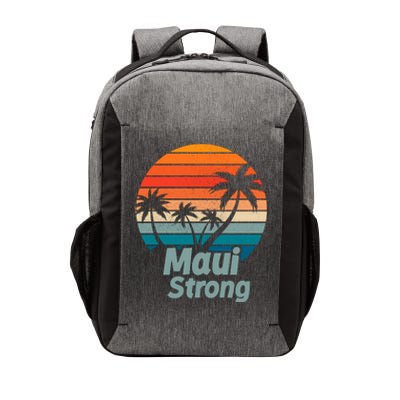 Maui Strong Vintage Sunset Wildfire Vector Backpack