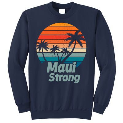 Maui Strong Vintage Sunset Wildfire Sweatshirt