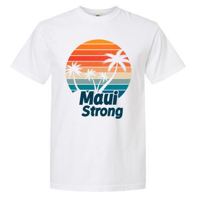 Maui Strong Vintage Sunset Wildfire Garment-Dyed Heavyweight T-Shirt